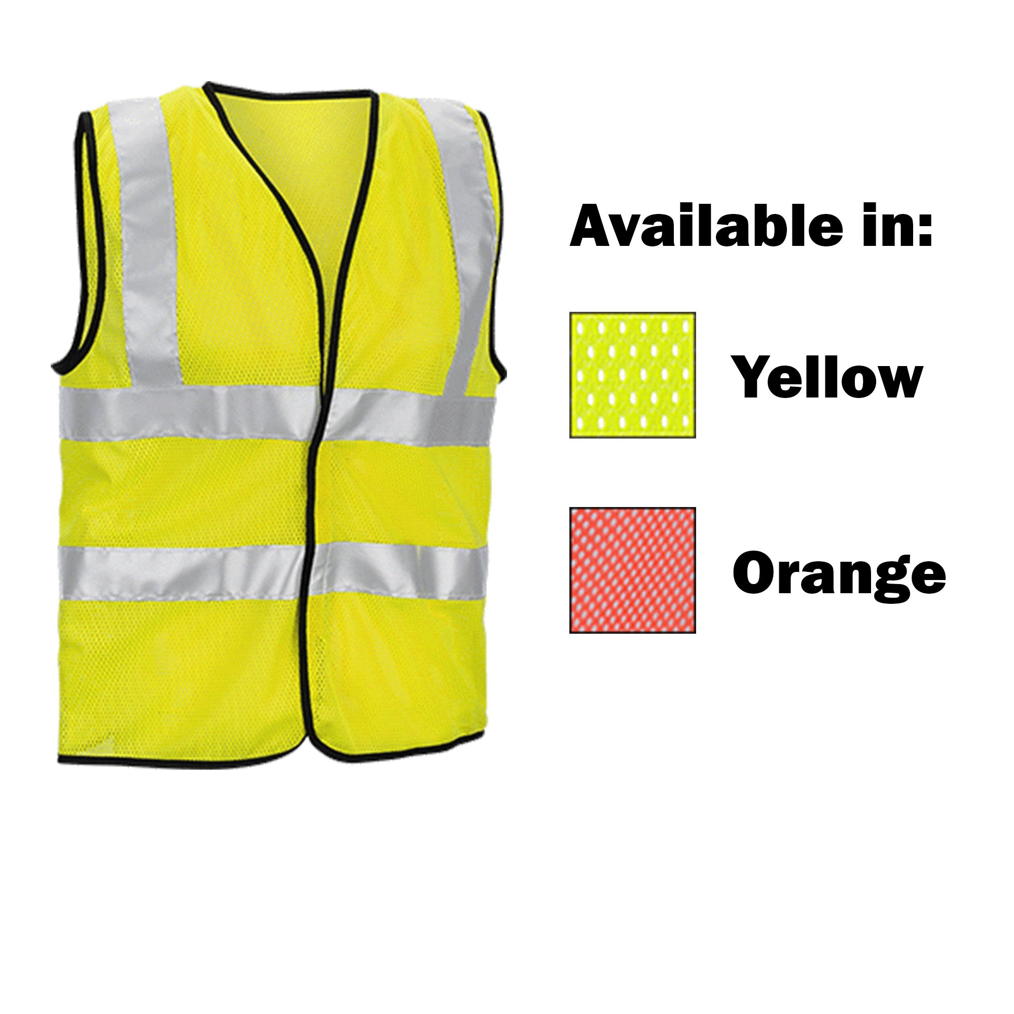 High-Visibility Yellow Vest ANSI/ISEA 107