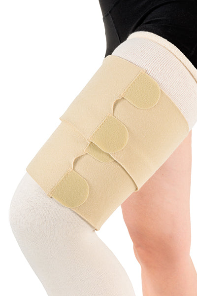 JOBST FarrowWrap Strong Custom Compression Wraps 30-40 mmHg Thighpiece/Wrap-Around Kneepiece Combo Tan