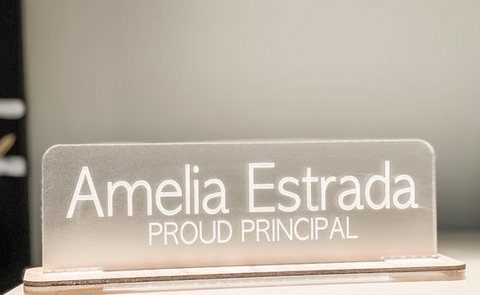 acrylic engraved by laser machine