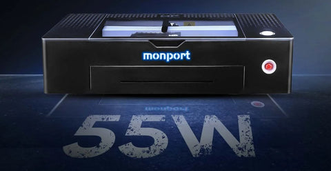 Monport 55W Desktop CO2 Laser Cutter