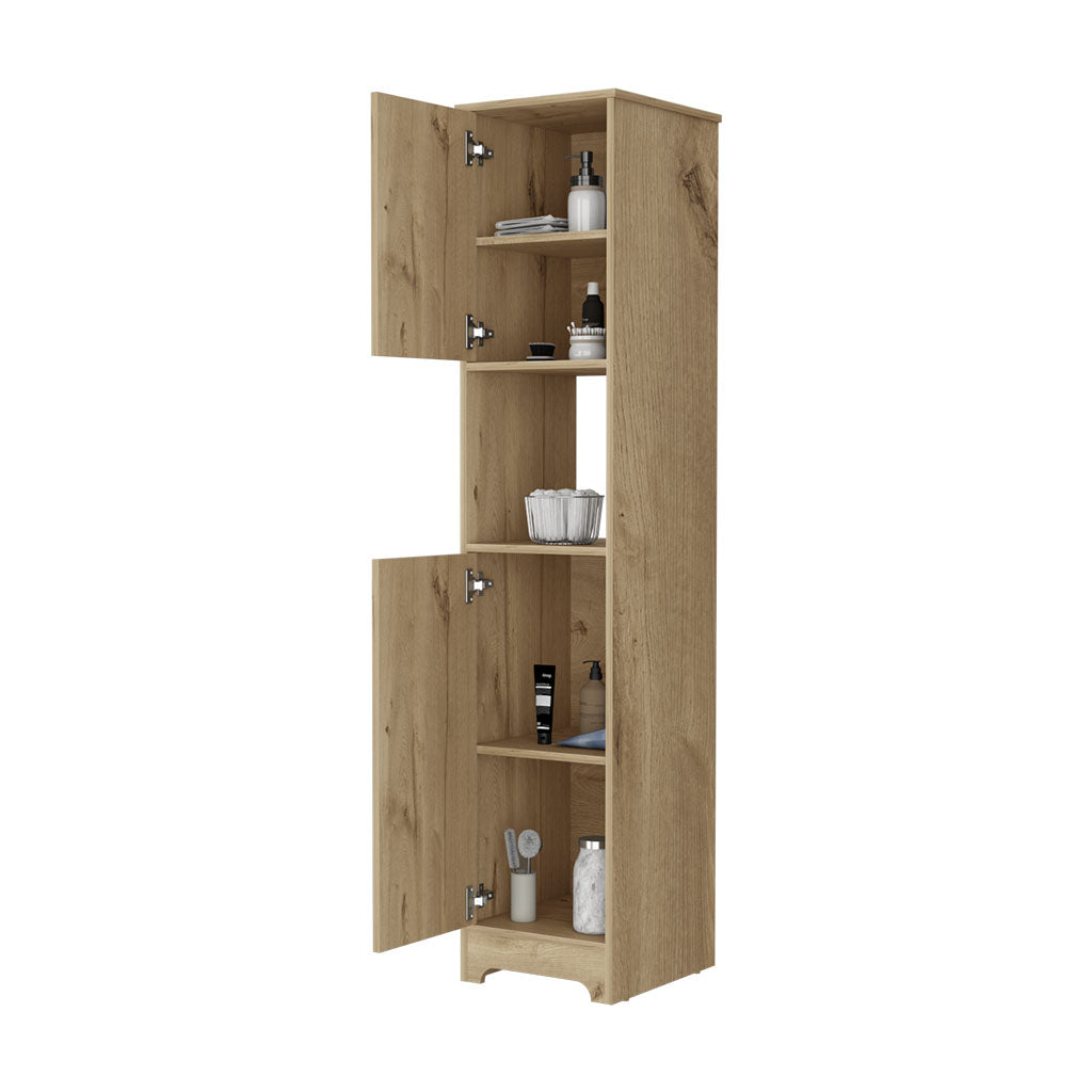 Charlotte Linen Cabinet, 2 Single Door Cabinet