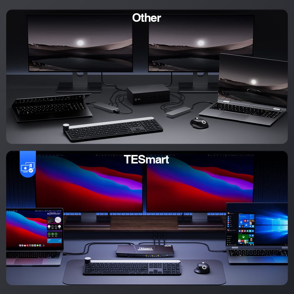 TESmart KVM-Switch CKS202-P