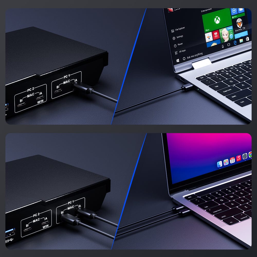 TESmart KVM-Switch CKS202-P