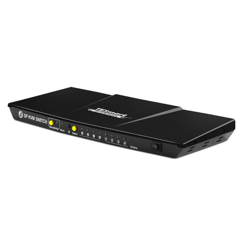 TESmart KVM Switch 4 Port DisplayPort 1.2 KVM Switch 4K60Hz mit USB Hub DP KVM Switch 4K HDR connect 4 pc teilen sich USB,audio TESmart