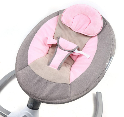 Schaukelstuhl Geschwindigkeitsverstellbare Baby Schaukelstuhl Mit Musik Timer für 0-12 Monate 3-12KG Baby