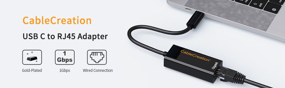 USB C to Ethernet Adapter 1000Mbps