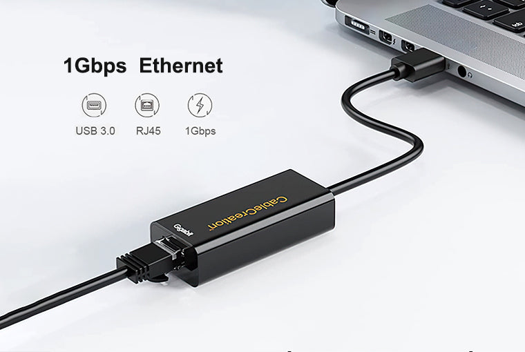 DOMADOO - Adaptateur USB-C vers réseau Ethernet