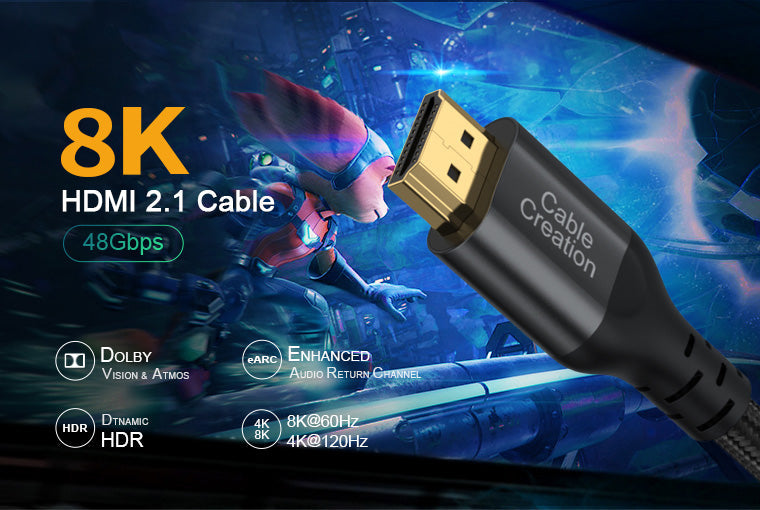 Certified 8k HDMI Cable