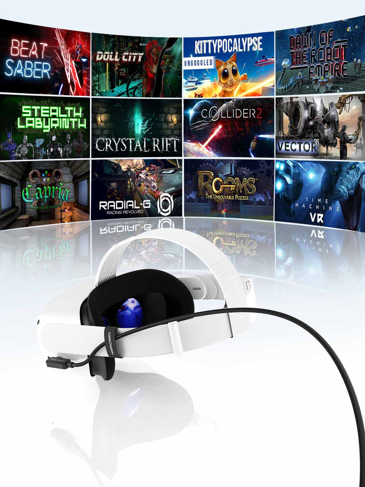 virtual reality (VR) link cable