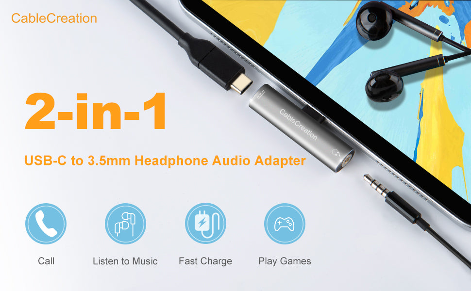 charger and headphone adapter