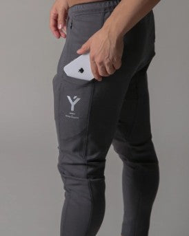 Mens Lyft Tapered Hidden Zip Pocket Slim Fit Sweat Pants