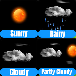 Raddy L7 LoRa Weather Station | 12-Hour Weather Forecast