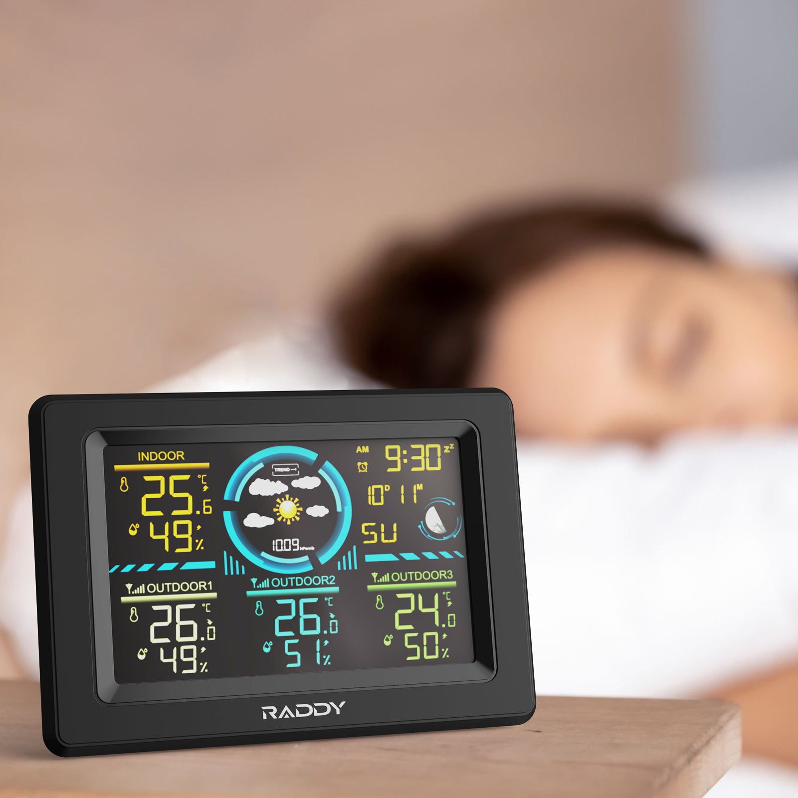 WF-60C Weather Station |Alarm Clock Function