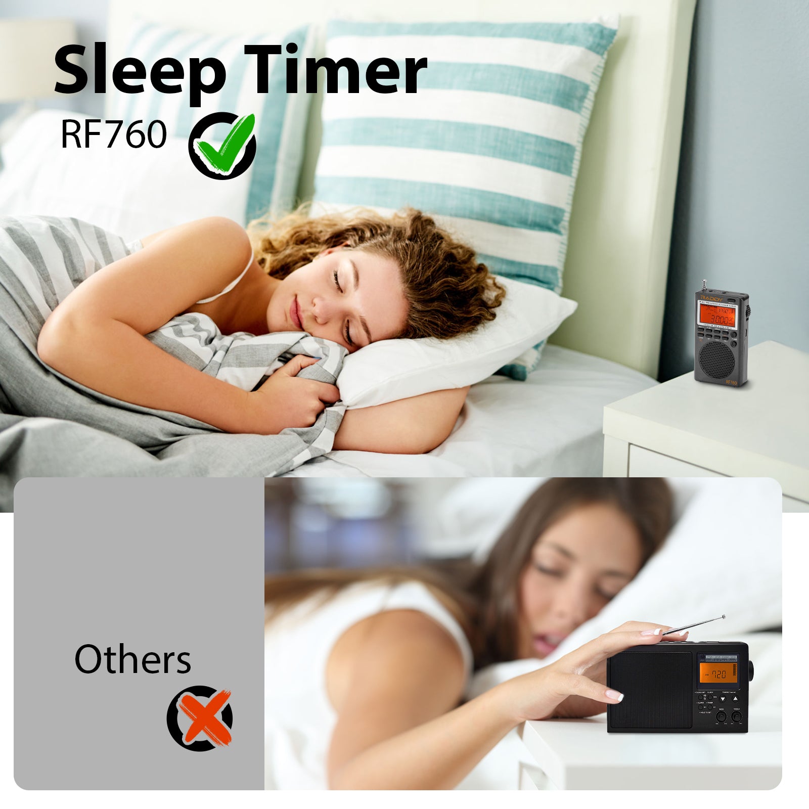 Raddy RF760 | Sleep Timer