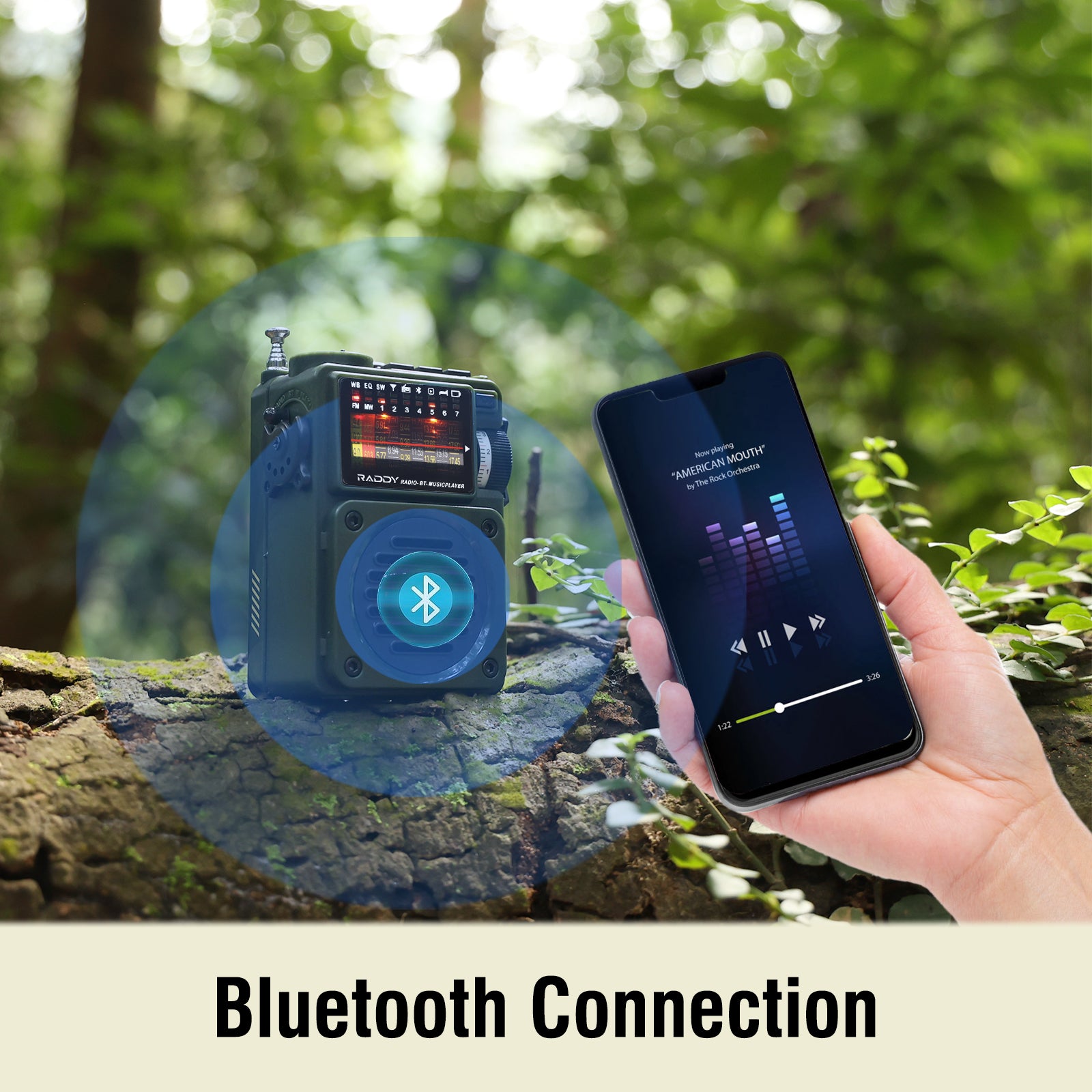 RF750 Retro AM/FM/SW/WB Radio | Bluetooth Function