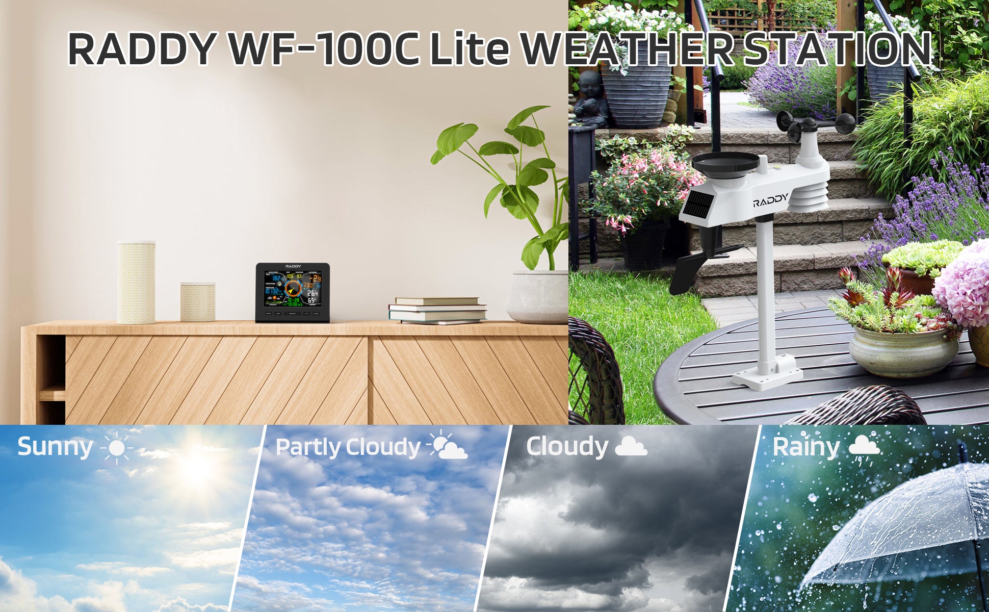 WF-100C Lite Professional Weather Station banner