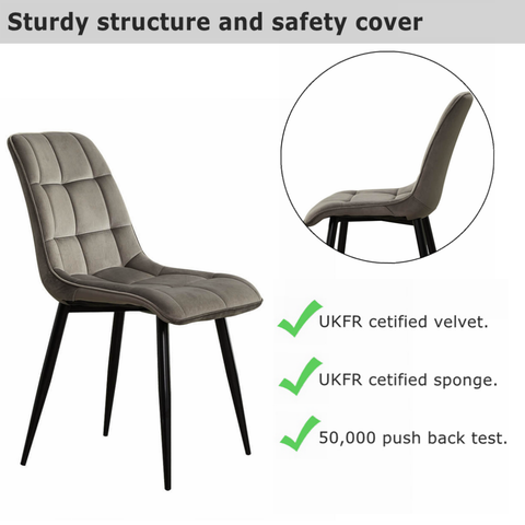sturdy dining chairs 2pcs