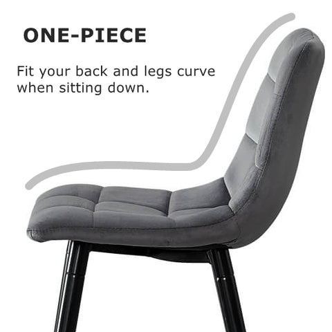 Luxury Contemporary velvet Dining chairs