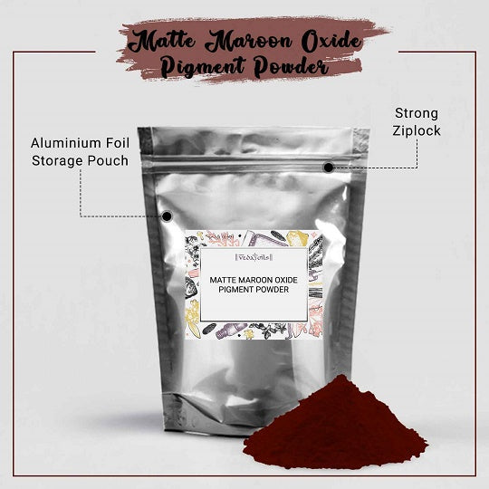 Matte Maroon Oxide Pigment Powder