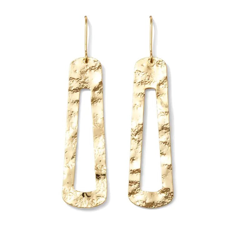 Gilded Drop Earrings