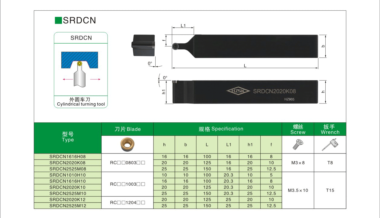 External Lathe Tool Holders