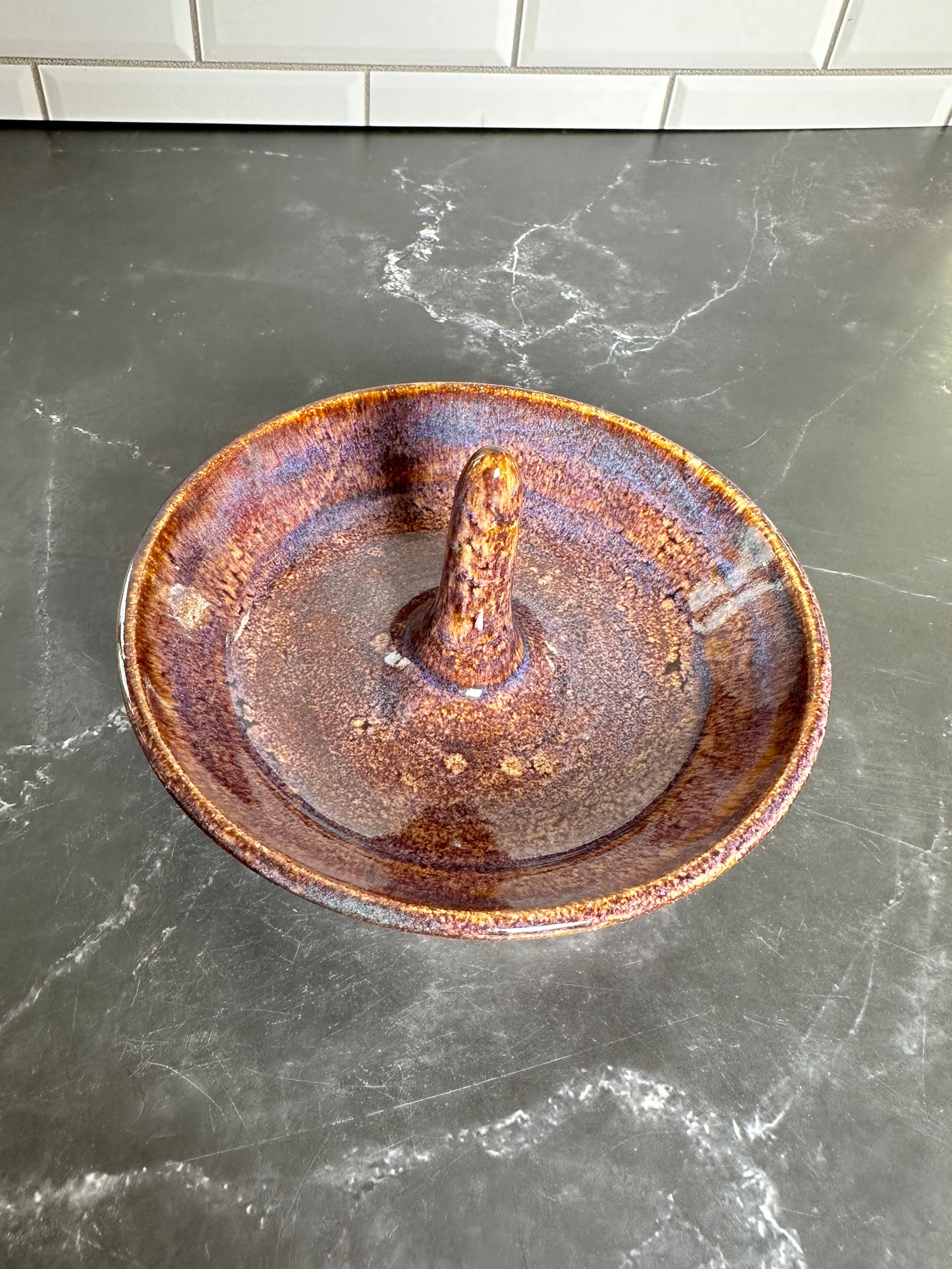  Fire and Ice Ring Dish 