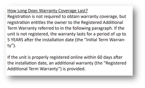 warranty terms prove 