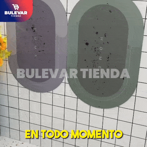 Tapete Absorbente Ovalado 2 Piezas: Secado Instantáneo y Máxima Comodidad