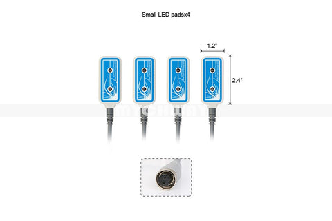 led laser pads