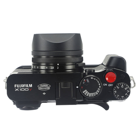 Fuji X100v Haoge Lens Hood Haoge Square Metal Lens Hood For