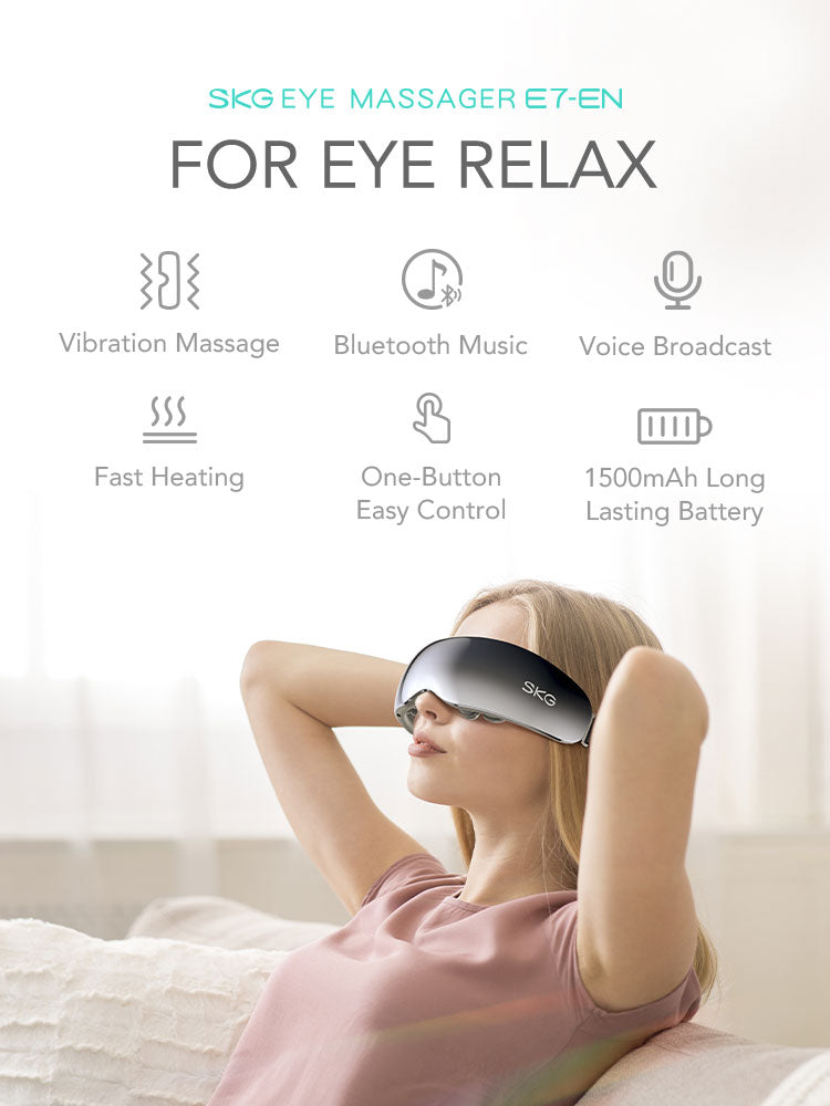 Therapeutic Heated Eye Massager - For Headache Relief