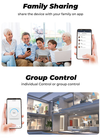 family share, group control function