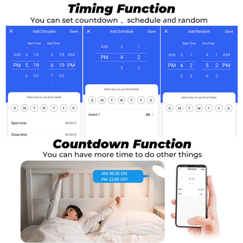 Timing Function for 20A Wifi smart plug