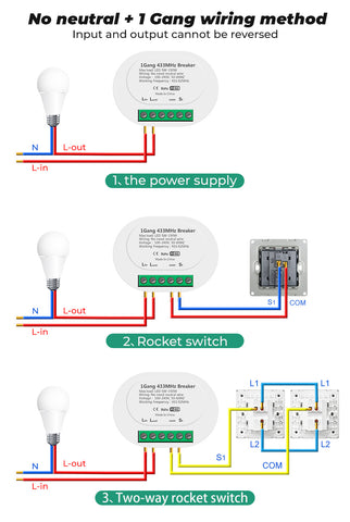 1 Gang smart switch module