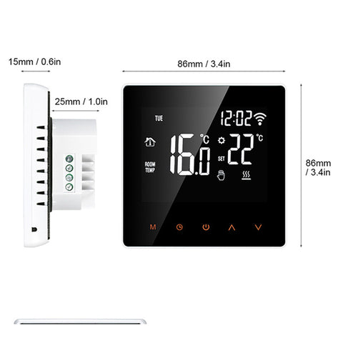 Size for Wi-Fi Smart Thermostat