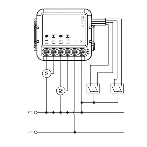 smart curtain switch module