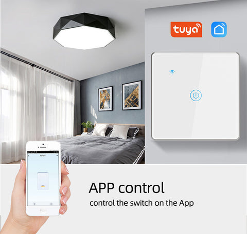 Wifi smart light switch App Control by Tuya smart