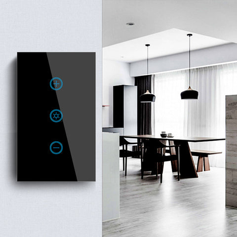 Black WiFi Smart Dimmer Switch