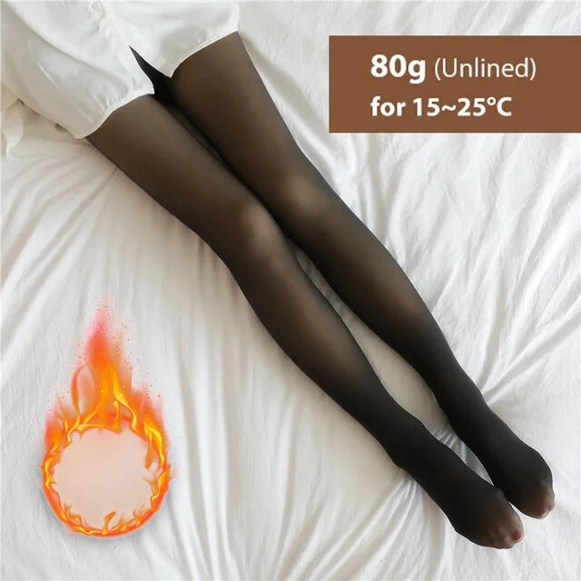 Winter Glow High-Waist Fleece Tights