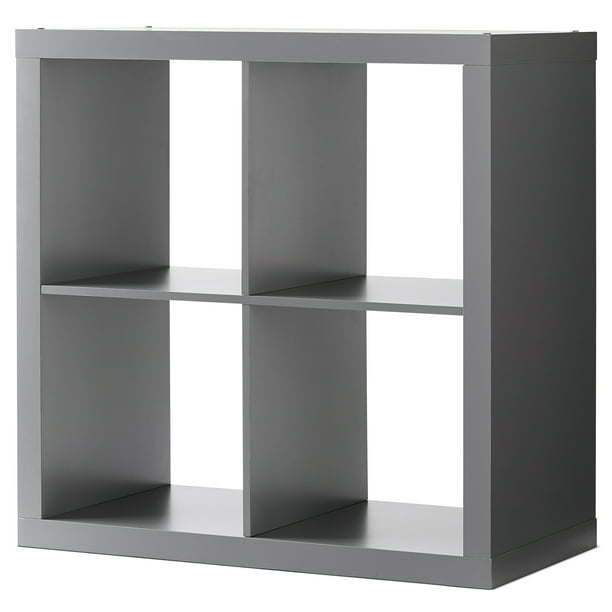 4-Cube Storage Organizer, Solid Black