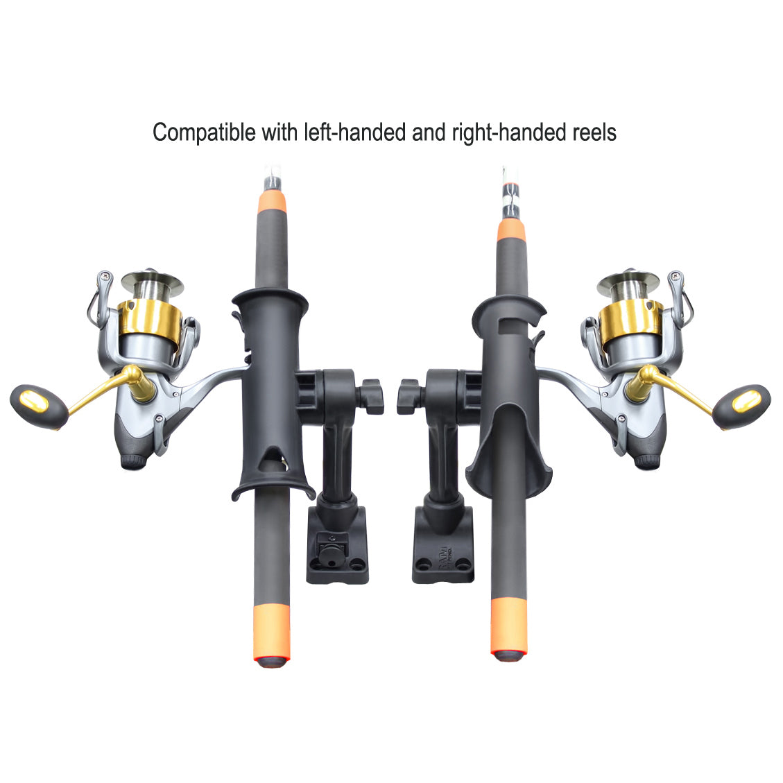 RAM? Tube Jr.? Rod Holder with Bulkhead/Flat Surface Base - 4