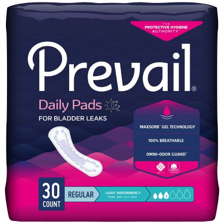 Prevail? Daily Bladder Control Pads - Light Absorbency