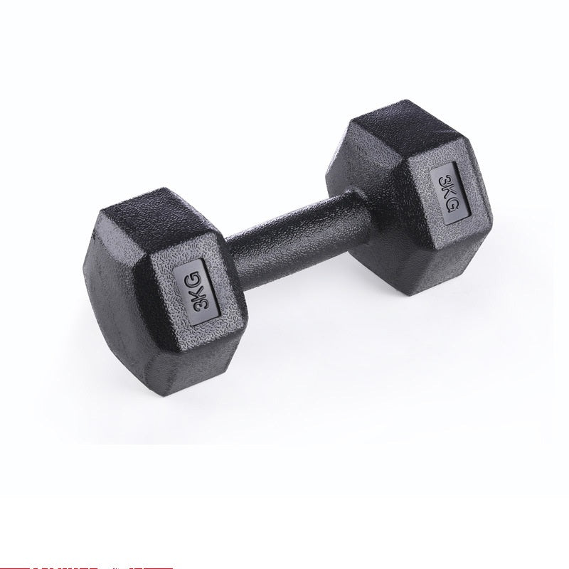 Dumbells | Arm Muscle Training Household Rubberized Dumbbells Fitness Equipment