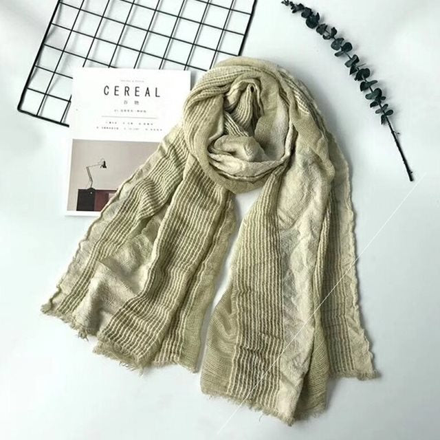 Cotton Linen Scarf