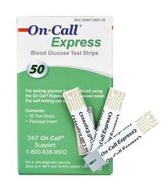 On Call? Express Blood Glucose Test Strips