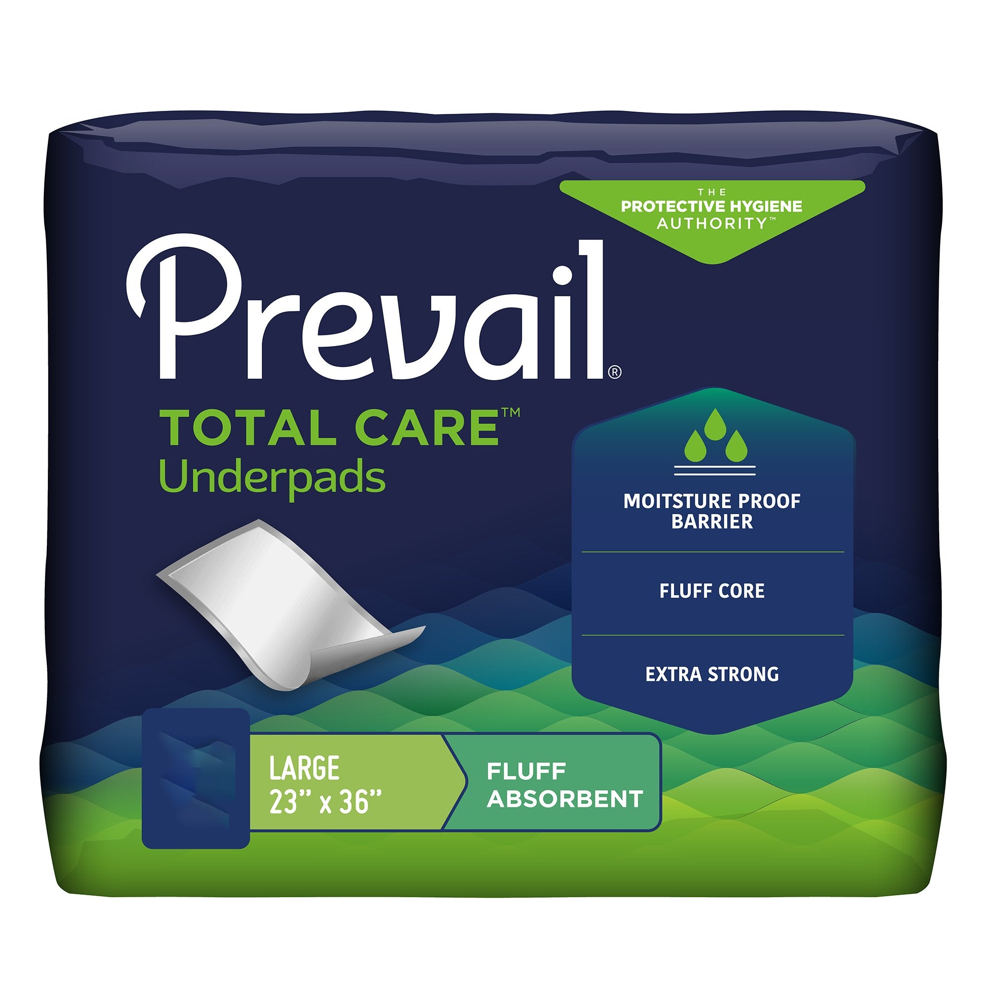 Prevail? Total Care? Fluff Underpads, Large -- QTY: PK/25