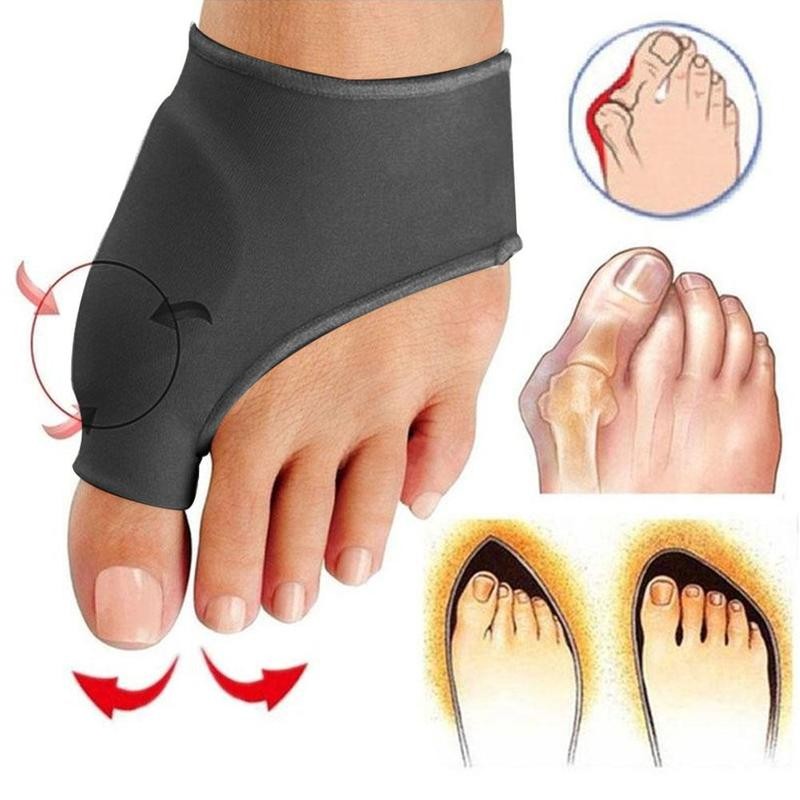 2pcs/pair Enhanced Toe Hallux Valgus Braces Big Toe Orthopedic Pain Relieve Bone Thumb Sleeve Bunion Corrector Socks Separator