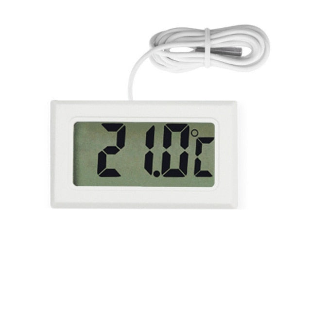 Digital Thermometer Hygrometer Mini LCD Humidity Meter Freezer Fridge Thermometer for -50~70 Coolers Aquarium Chillers