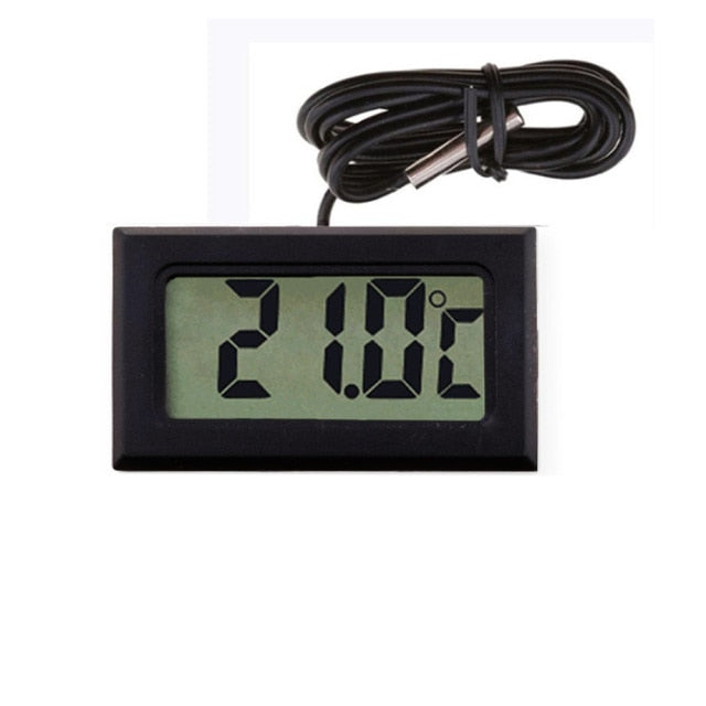 Digital Thermometer Hygrometer Mini LCD Humidity Meter Freezer Fridge Thermometer for -50~70 Coolers Aquarium Chillers