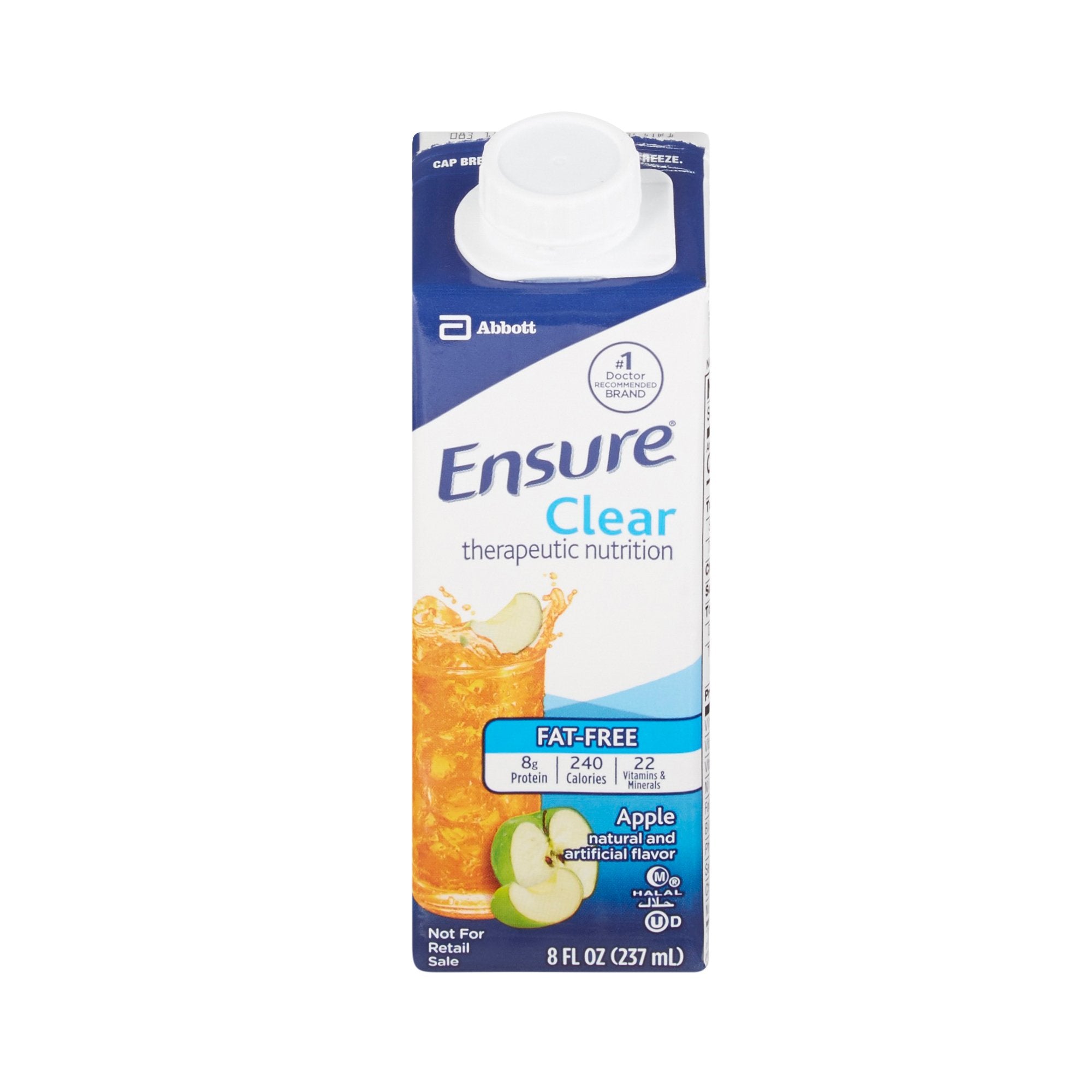 Ensure? Clear Therapeutic Nutrition Apple Oral Supplement, 8 oz. Carton